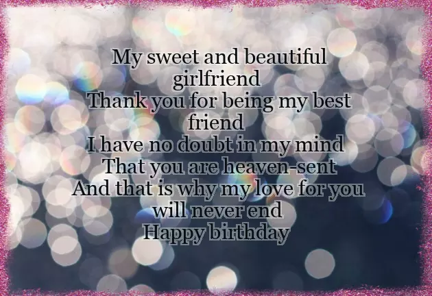 Hbd To My Girlfriend Hbd To My Girlfriend