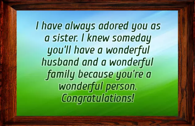 Wedding Anniversary Message To Sister