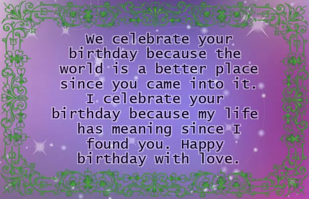 Happy Birthday My Wife Greetings