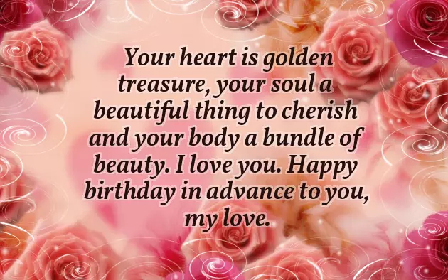 Wishing Her Happy Birthday In Advance