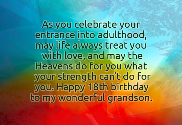 Greetings To Grandson