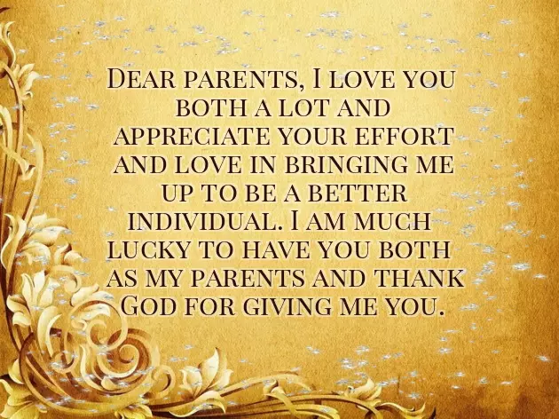 Greetings For Parents