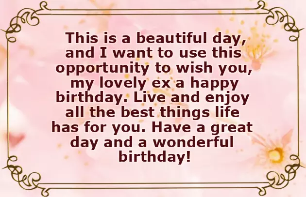 Happy Birthday Quotes To My Ex Girlfriend