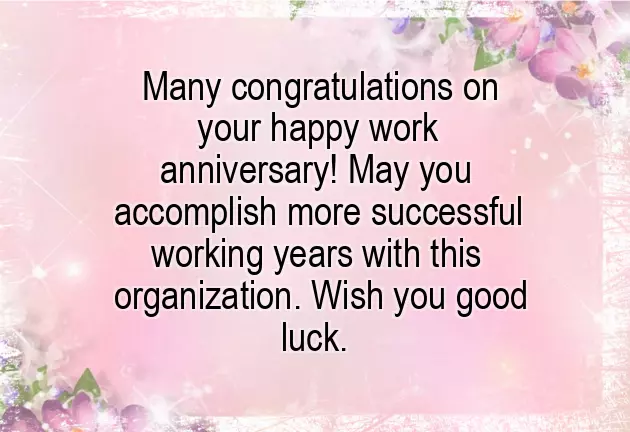 Congratulations On Job Anniversary Congratulations On Job Anniversary