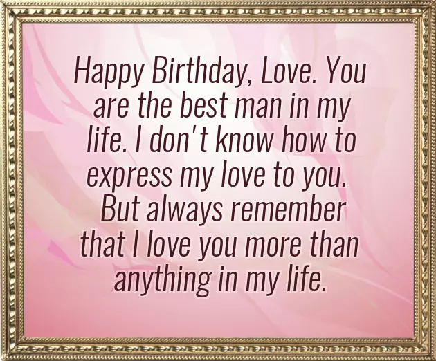 Quotes For Birthday Wishes To Boyfriend