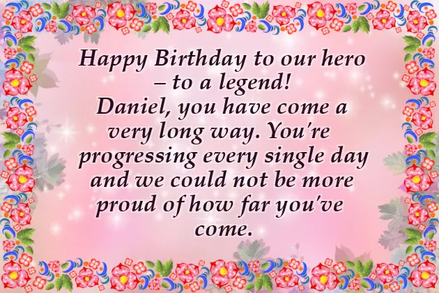 Happy Birthday Daniele Happy Birthday Daniele