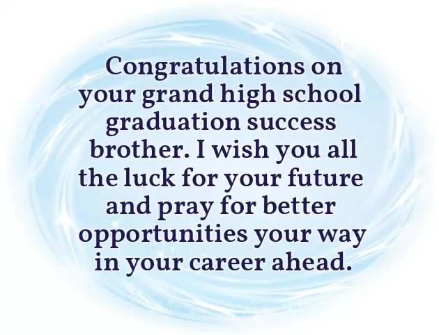 High School Graduation Wishes From Parents