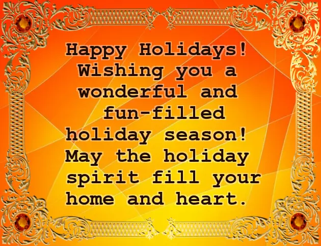 Wishing You Happy Holidays And A Wonderful New Year Wishing You Happy Holidays And A Wonderful New Year