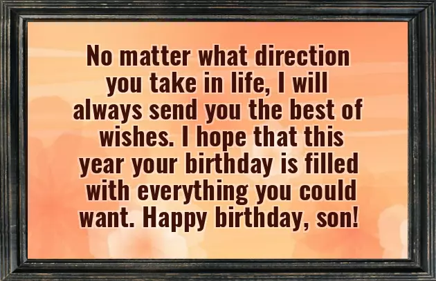 Birthday Wish For Kid Son