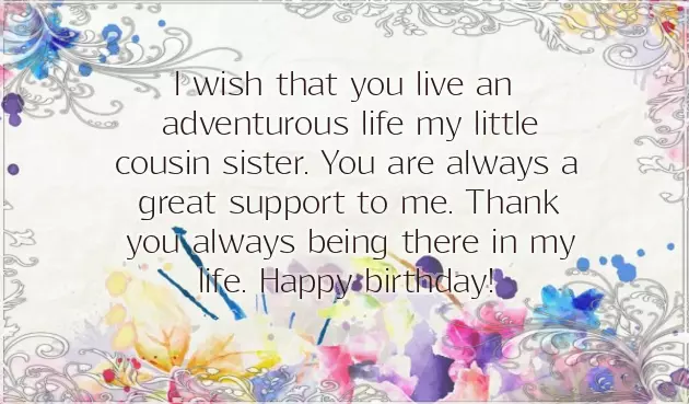 Funny Birthday Wishes For Cousin Sister Quotes