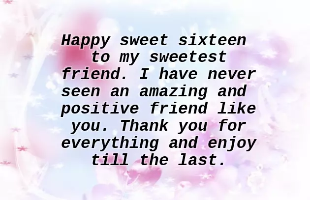 Birthday Wishes For Daughter Sweet 16