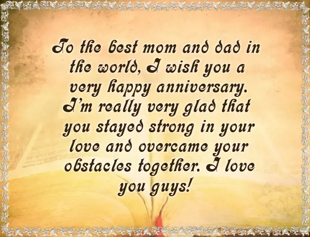 Wish Marriage Anniversary To Mom Dad