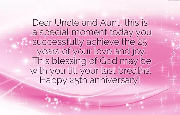 Message For 25Th Marriage Anniversary Message For 25Th Marriage Anniversary