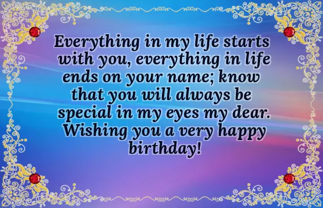 Hubby Birthday Wishes Msg