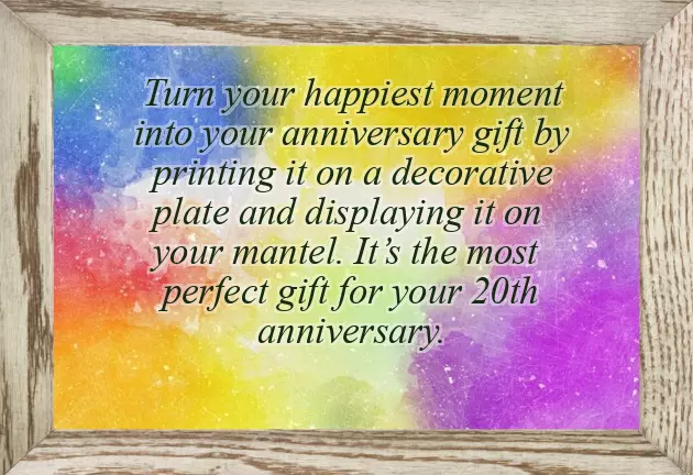 20Th Wedding Anniversary Gift 20Th Wedding Anniversary Gift