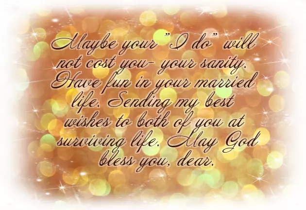 Early Wedding Wishes