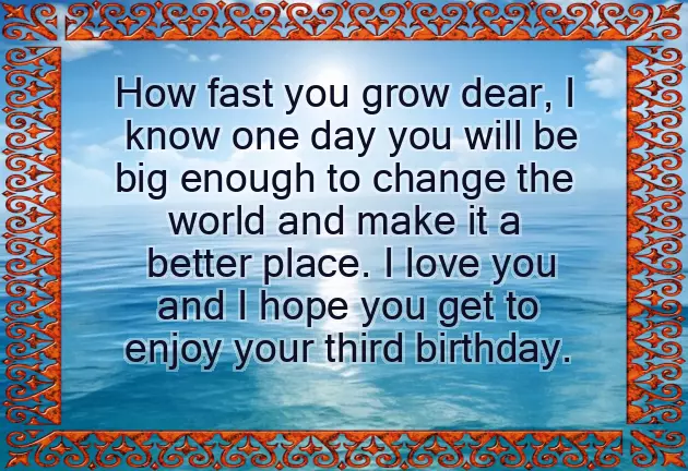 3Rd Birthday Quotes