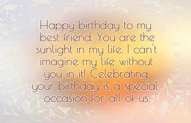 Happy Birthday Wishes For A Close Female Friend