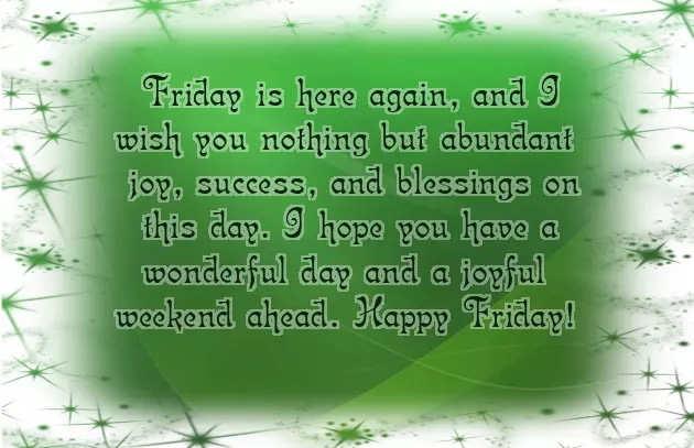 Morning Wishes Friday