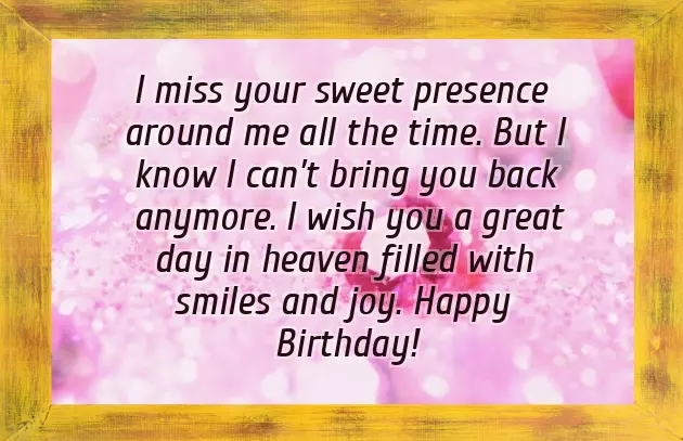 Happy Birthday In Heaven Niece