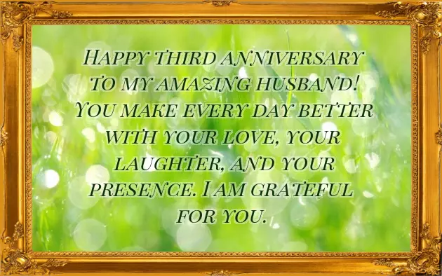 3Rd Wedding Anniversary Wishes 3Rd Wedding Anniversary Wishes