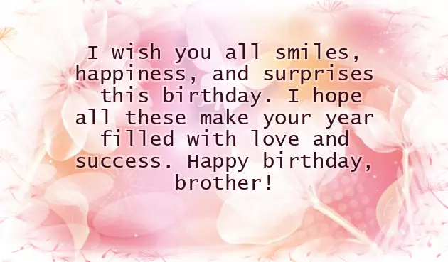 Happy Birthday My Baby Brother