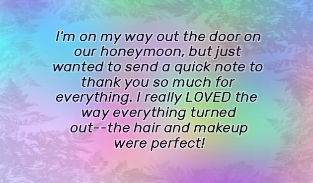 Wedding Appreciation Quotes