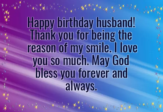 Birthday Wishes For Husband In Simple Words