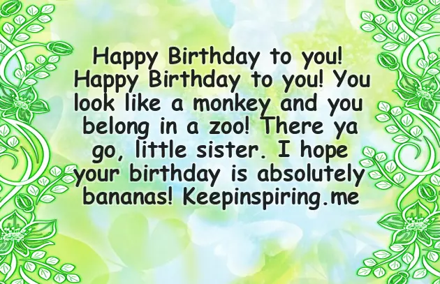 Lines On Birthday For Sister