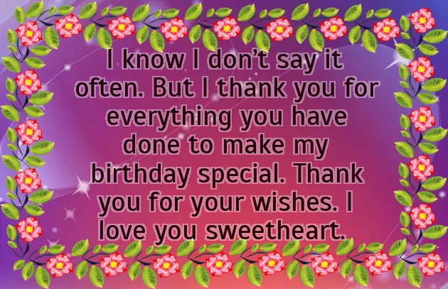 Romantic Love Birthday Wishes For Girlfriend