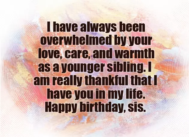 My Best Sister Birthday Wishes