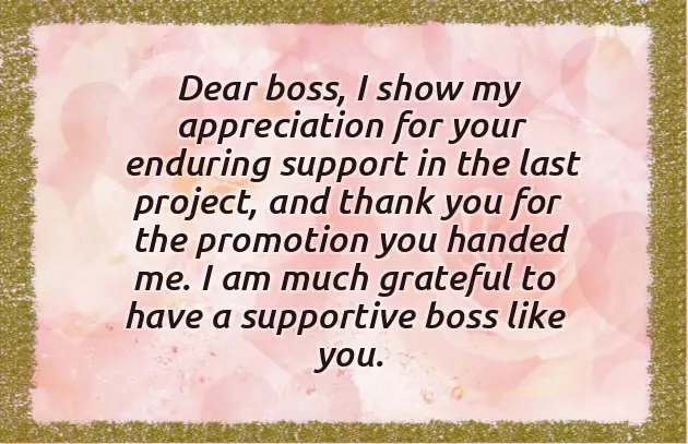 New Month Message For Boss