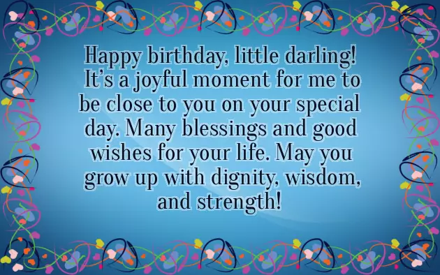 Happy Birthday Wishes For Little Baby Girl