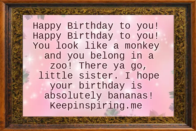 Birthday Day Quotes For Sister
