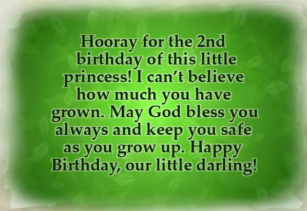 Happy Second Birthday To My Niece Happy Second Birthday To My Niece