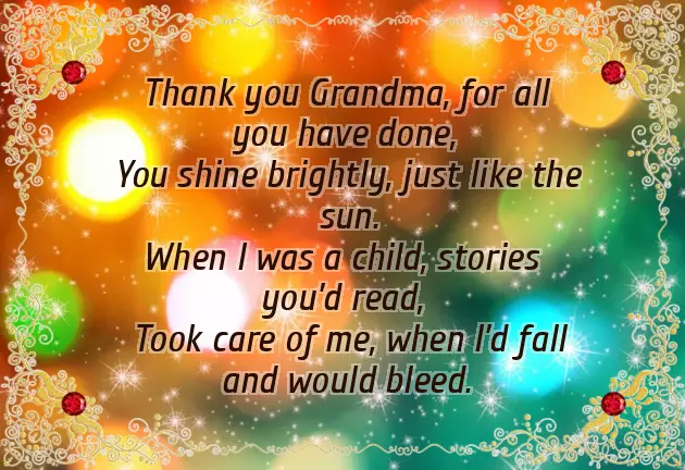 Poem For Grandparents Poem For Grandparents