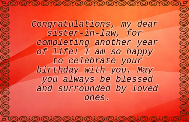 Sister Birthday Line Sister Birthday Line