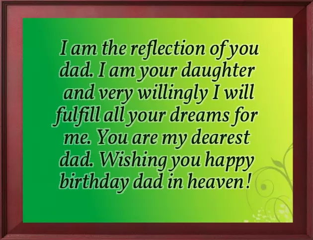 Birthday In Heaven Dad Quotes