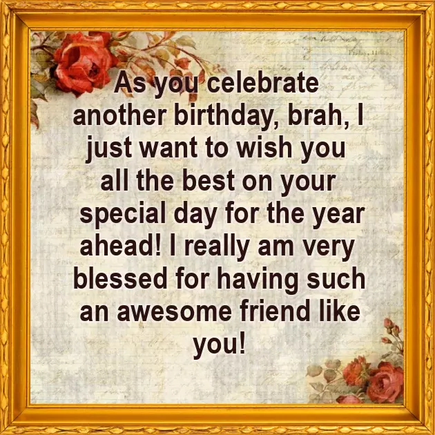 Birthday Wishes Brother From Another Mother