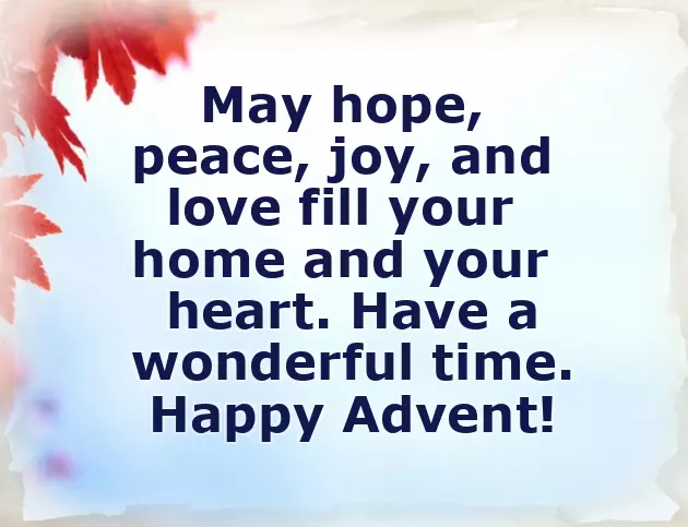 Advent Wishes
