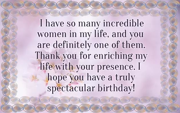 Happy Birthday From Your Aunt