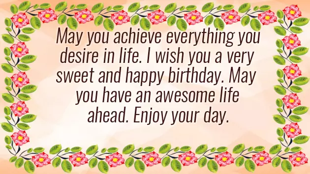 Healthy Birthday Wishes