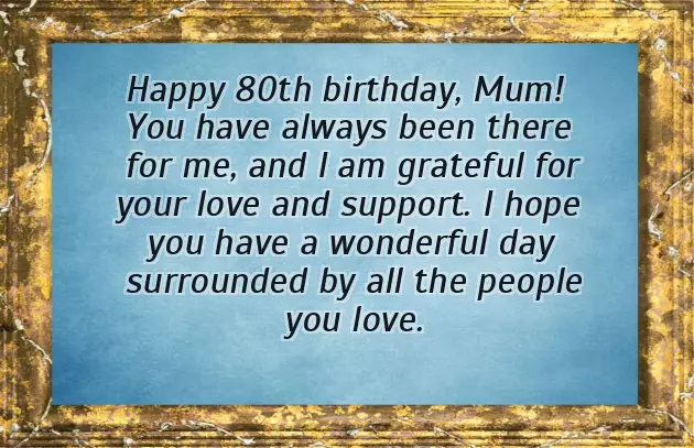 Happy Birthday Wishes For 80 Year Old Man