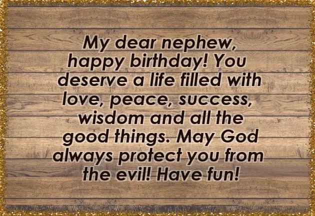 Happy 15 Birthday Nephew