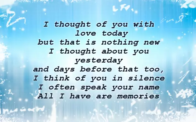 Christmas Poems For Lost Loved Ones