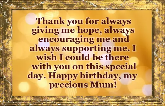 Happy Birthday To My Mum