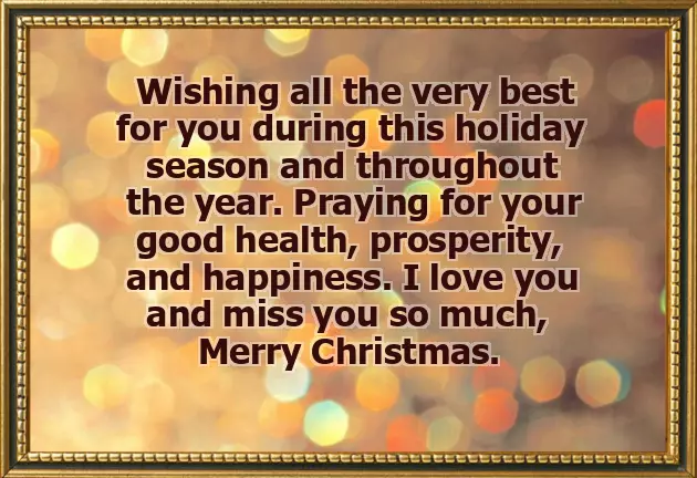 Christmas Message For Cousin