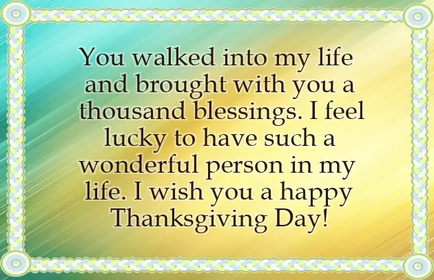 Wedding Anniversary Thanksgiving Quotes