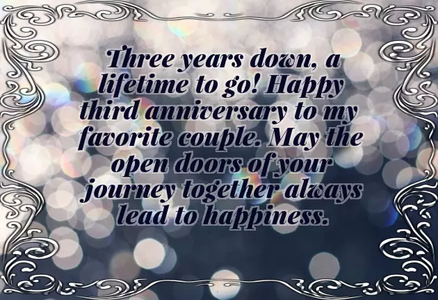 3Rd Anniversary Gift