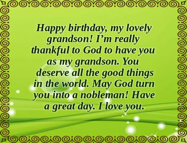 For Grandson Birthday Wishes For Grandson Birthday Wishes